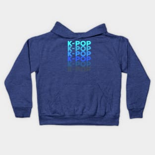 K-POP blue repetition from WhatTheKpop Kids Hoodie